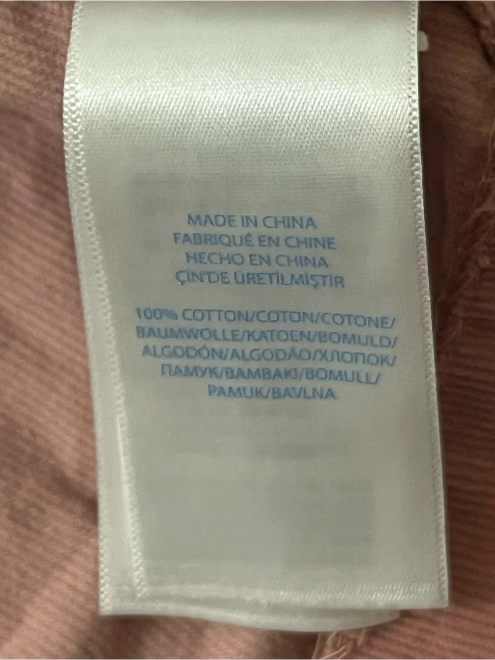 Ralph Lauren Dusty Rose Corduroy Baby Dress